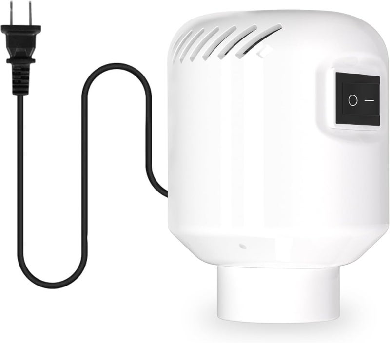 BAMCOO Electric Pump for Vacuum Storage Bags Travel Vacuum Pump for Various Vacuum Seal Bags Portable Vacpack Air Pump for Compression Clothing Blanket Luggage White(Storage Bag Not Included) - Image 1